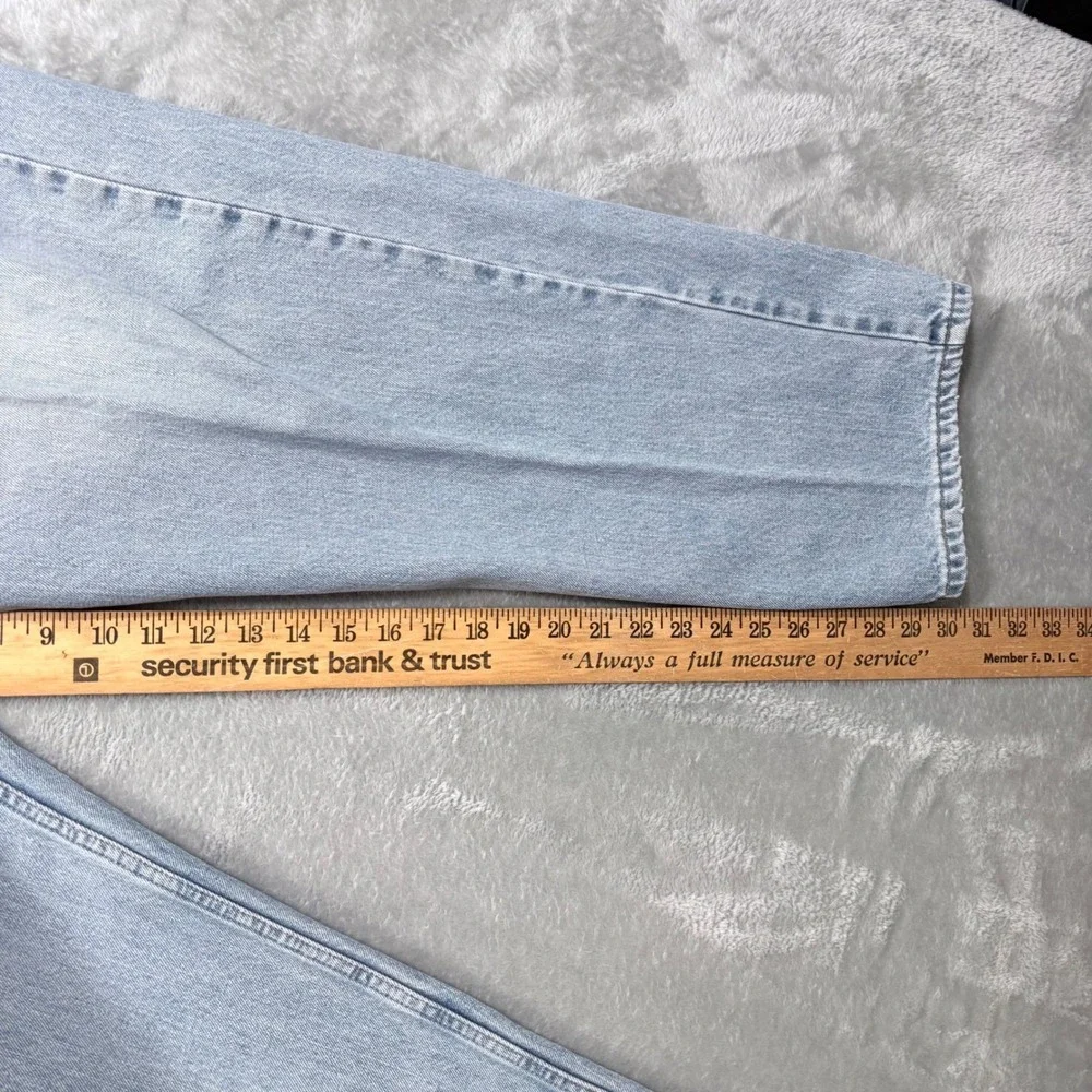 Y2K Levis 550 Relaxed Fit Jeans Mens 44x30 Light Wash Blue Denim Tapered Leg